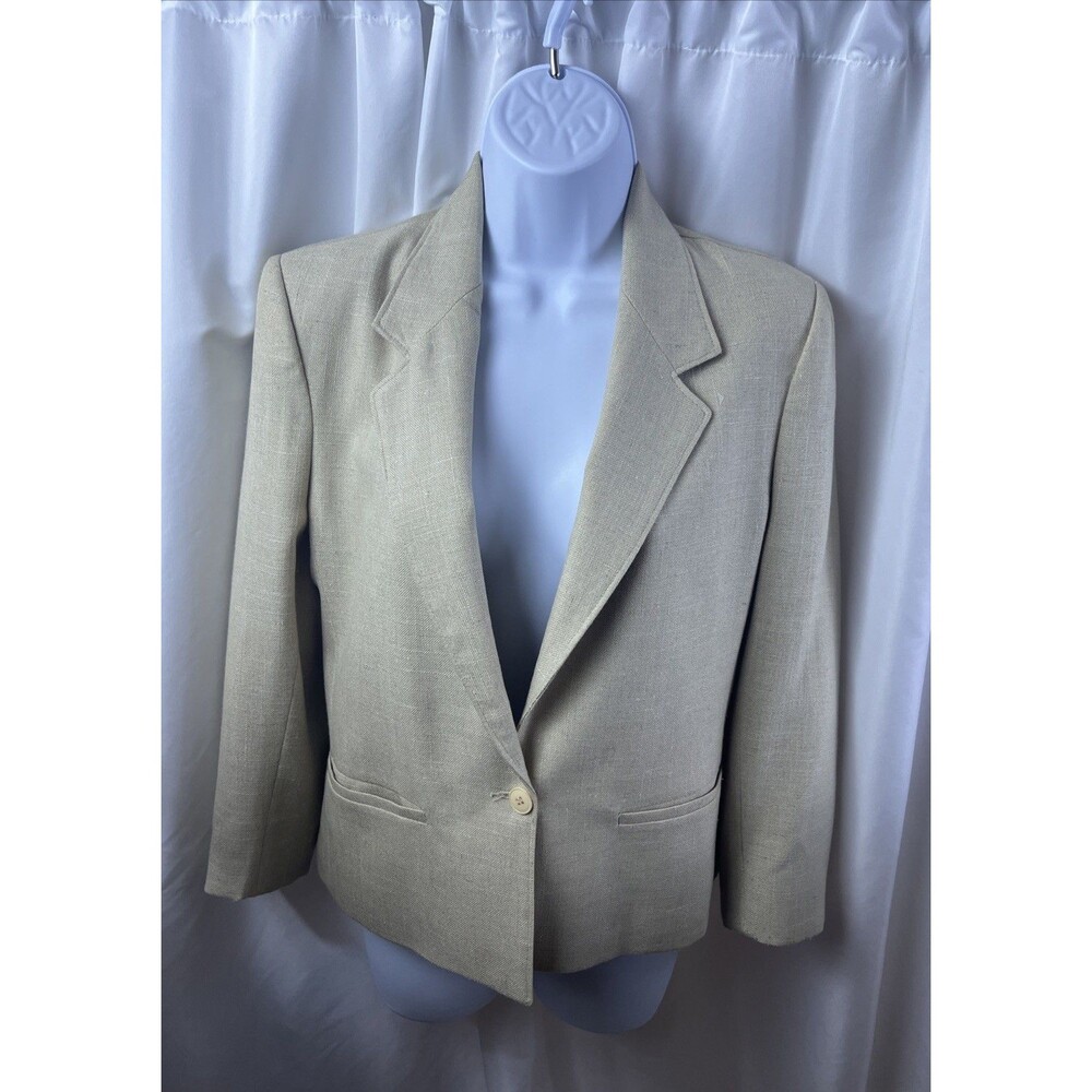 Vintage 1980 Cross Country Fashions Wool Blended Women’s Single Button Blazer 10